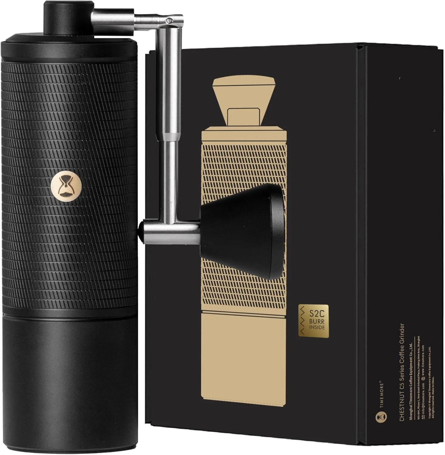 TIMEMORE C5 ESP Pro manual coffee grinder with espresso shot
