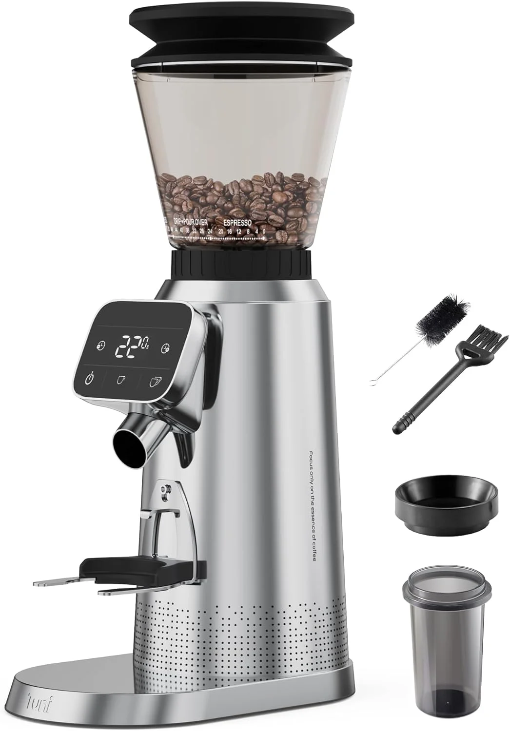 Tuni G2 Conical Burr Grinder profile view