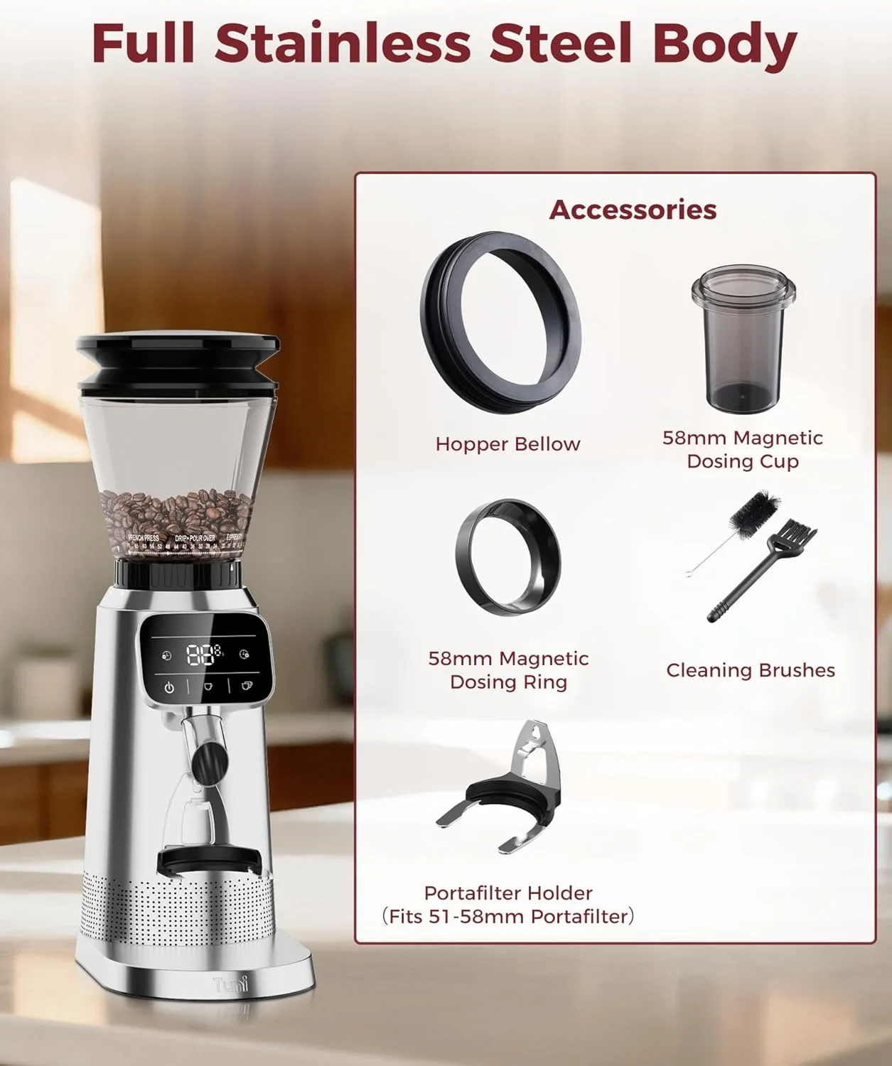 Tuni G2 easy cleaning accessories