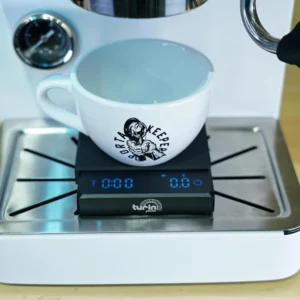 Turin Mini Espresso Scale by Turin Grinders | USB Type-C Rechargeable Coffee Scale, 0.1g Precision, Pour-Over Ratio & Espresso Shot Timer view 4