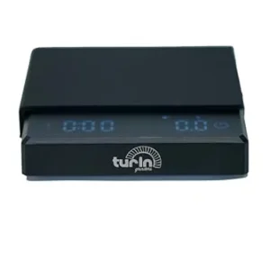 Turin Mini Espresso Scale by Turin Grinders | USB Type-C Rechargeable Coffee Scale, 0.1g Precision, Pour-Over Ratio & Espresso Shot Timer