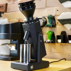 Turin SK40 Single Dose Grinder | 40mm Stainless Steel Conical Burrs, Stepless Adjustment, Tilted Base, Low Retention – Black or White (Black) view 3