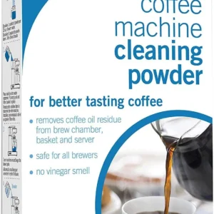 Urnex Coffee Maker and Espresso Machine Cleaner Cleancaf Powder - 3 Packets - Safe On Keurig Delonghi Nespresso Ninja Hamilton Beach Mr Coffee Braun view 1