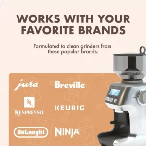 Urnex Grindz Professional Coffee Grinder Cleaning Tablets - 430 Grams - All Natural Food Safe Gluten Free - Cleans Burr and Casing - Help Extend Life of Your Grinder view 4