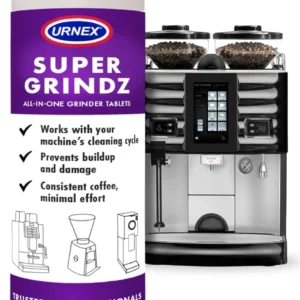 Urnex SuperGrindz Grinder Cleaning Tablets, 11.6 oz Bottle view 1