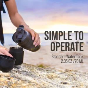 Wacaco Minipresso GR, Portable Espresso Machine, Compatible Ground Coffee, Hand Coffee Maker, Travel Gadgets, Manually Operated, Perfect for Camping, Hiking view 5